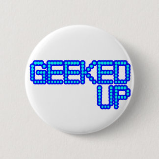 GEEKED UP blue jerkin jerk dance guys an girls 6 Cm Round Badge