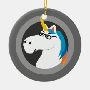 Geekicorn Ceramic Tree Decoration