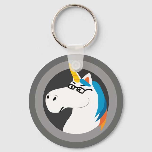 Geekicorn Key Ring (Front)