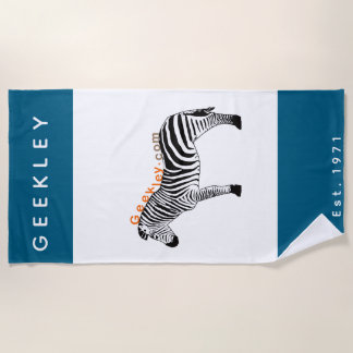 GEEKLEY marine beach towel