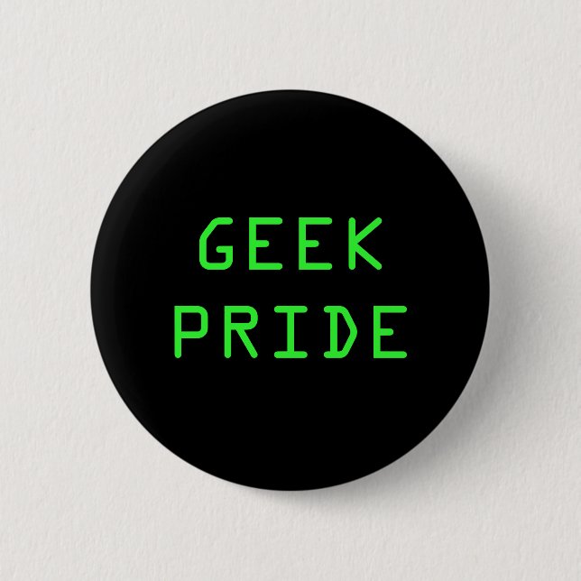 GEEKPRIDE 6 CM ROUND BADGE (Front)