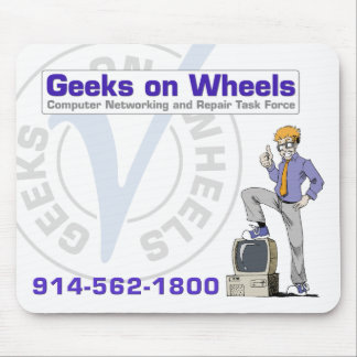 Geeks on Wheels Mouse Pad