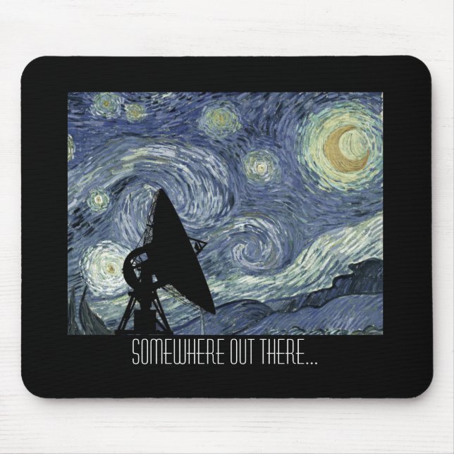 Geeky Astronomy Mousepad (Front)