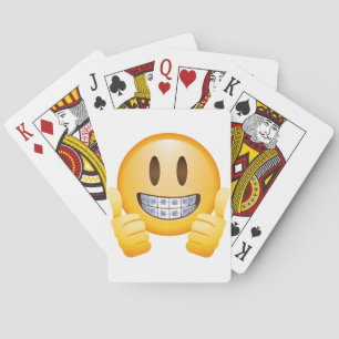 Geeky Braces Emoji Playing Cards