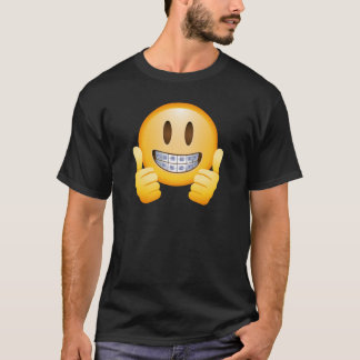 Geeky Braces Emoji T-Shirt