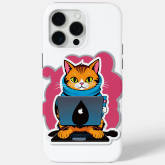Geeky Cat Series iPhone 15 Pro Max Case
