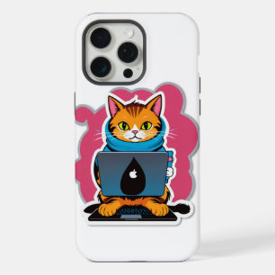 Geeky Cat Series iPhone 15 Pro Max Case