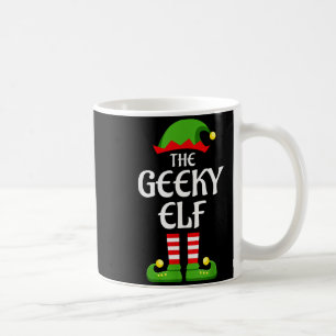 Geeky Elf Family Matching Group Christmas Geek Coffee Mug