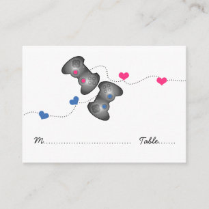 Geeky Gamer Wedding Place Cards