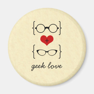 Geeky Glasses Magnet