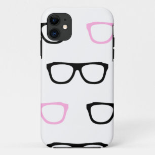 geeky glasses pink geek Case-Mate iPhone case