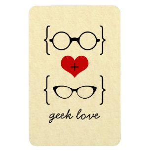 Geeky Glasses Premium Magnet