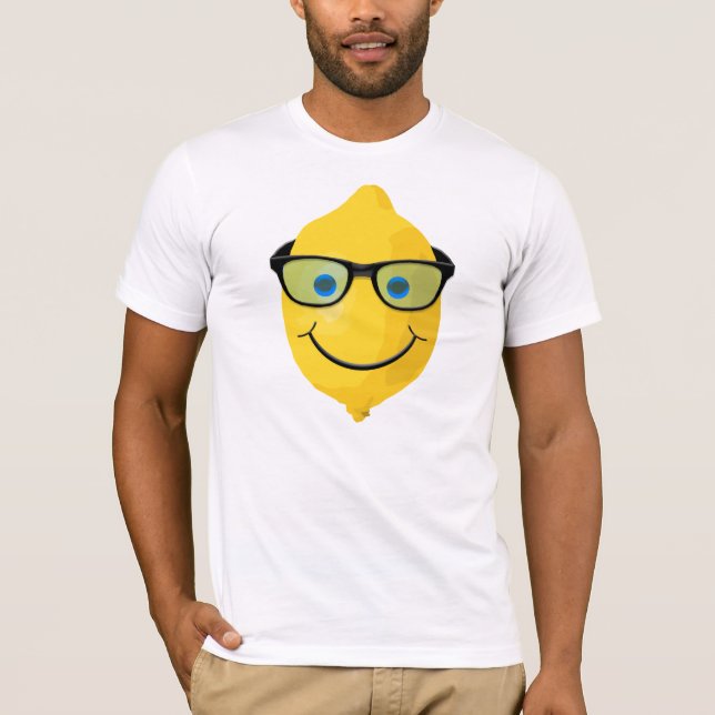 Geeky Lemon Head T-Shirt (Front)