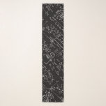 Geeky Math Mathematics Gift Ideas Scarf<br><div class="desc">Mathematics / Math / Math Teacher Gift / Math Student Gift / Geek Math Gift / Black Men's Women's Scarf.</div>