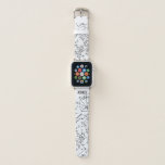 Geeky Math Mathematics Personalised Apple Watch Band<br><div class="desc">Geeky Math Mathematics Personalised Apple Watch Band for her or him. Text font,  size,  colour,  placement can be modified to suit your taste.</div>