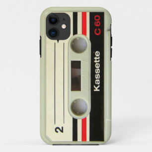 Geeky nerdy 1980s cassette retro cassette tape Case-Mate iPhone case