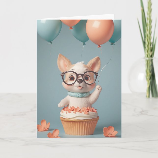 Geeky Nerdy Birthday Celebration Card (Front)