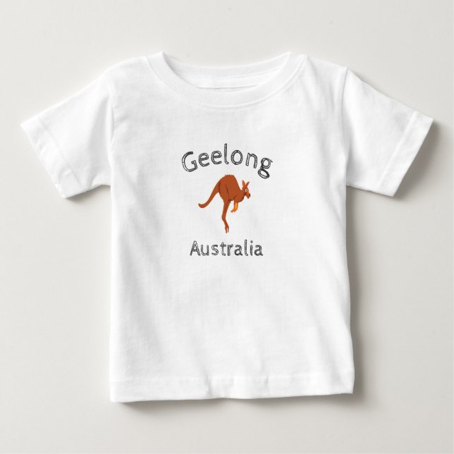 Geelong Australia Kangaroo 4 Baby T-Shirt (Front)