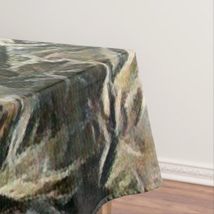 Geese and Duck Roam Art Tablecloth