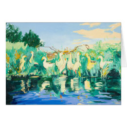 Geese and Ducks by the River Customisable