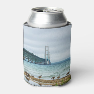 Geese At Mighty Mac Can Cooler