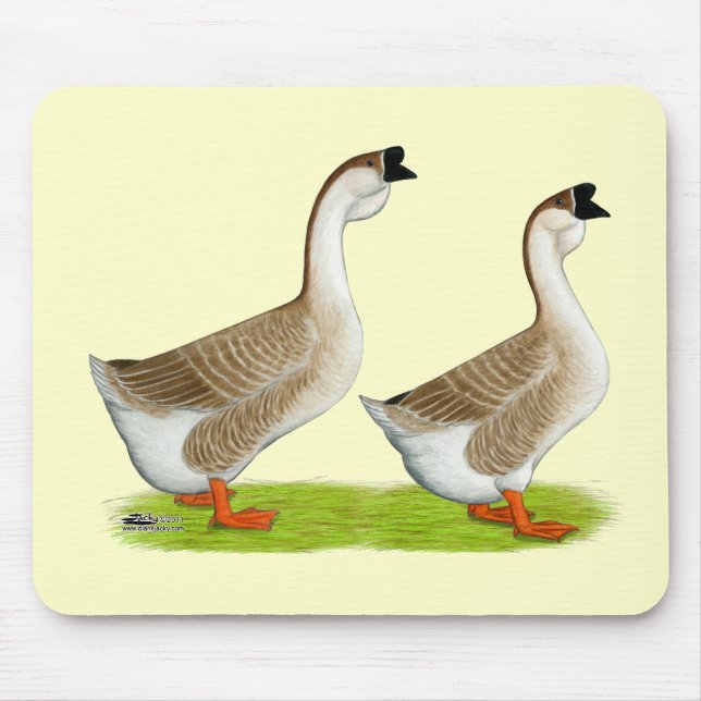 Geese:  Buff African Mouse Pad (Front)