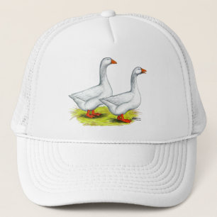 Geese: Embden Pair Trucker Hat