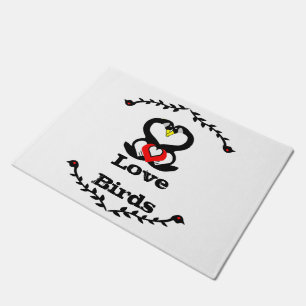 Geese Family Silly Goose Love Birds  Doormat