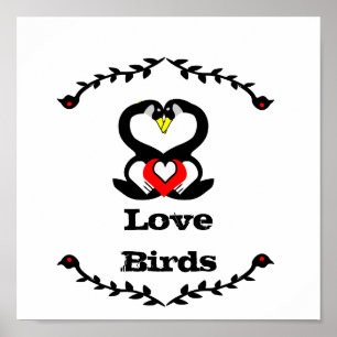 Geese Family Silly Goose Love Birds  Poster