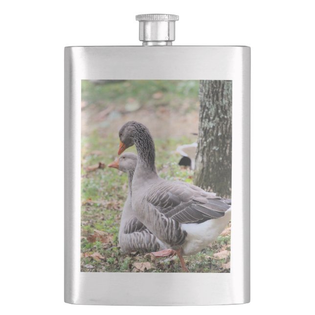 Geese     flask (Front)
