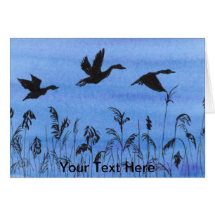 Geese in Flight