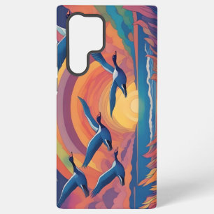Geese Over the Beach at Sunrise Samsung Galaxy Case