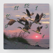 GEESE OVER THE DUNES