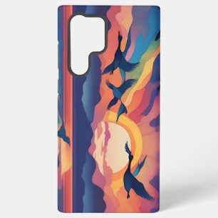 Geese Over Water Samsung Galaxy Case