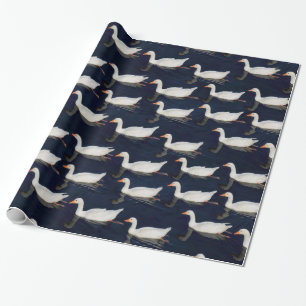 Geese Pattern Wrapping Paper