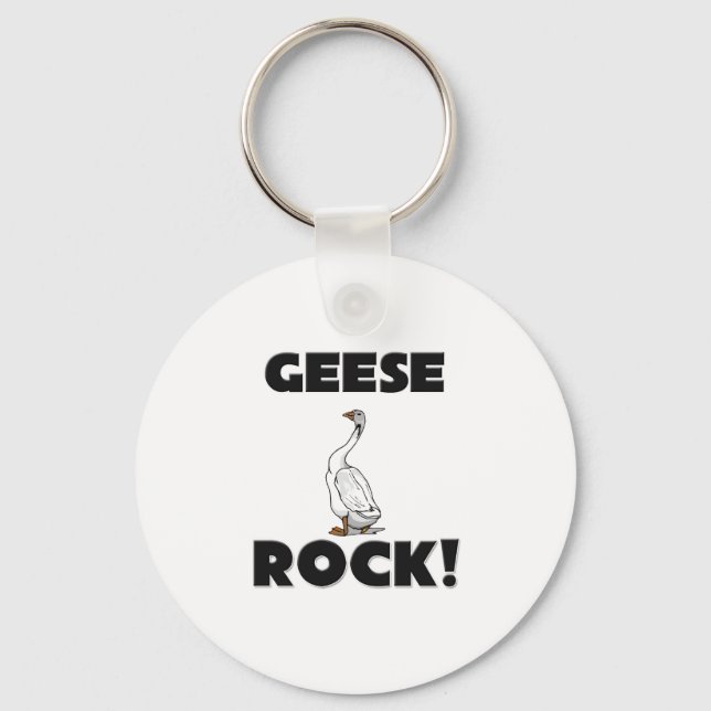 Geese Rock Key Ring (Front)