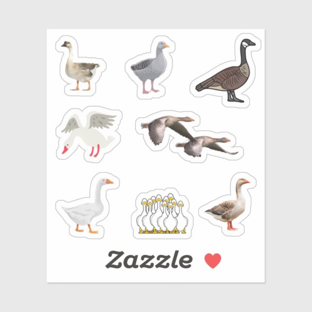 Geese Stickers (Sheet)