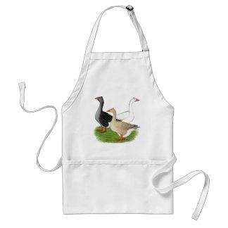 Geese: Tufted Trio Standard Apron
