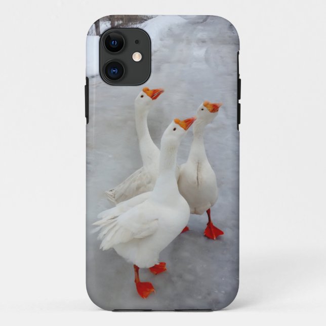 Geese white Case-Mate iPhone case (Back)