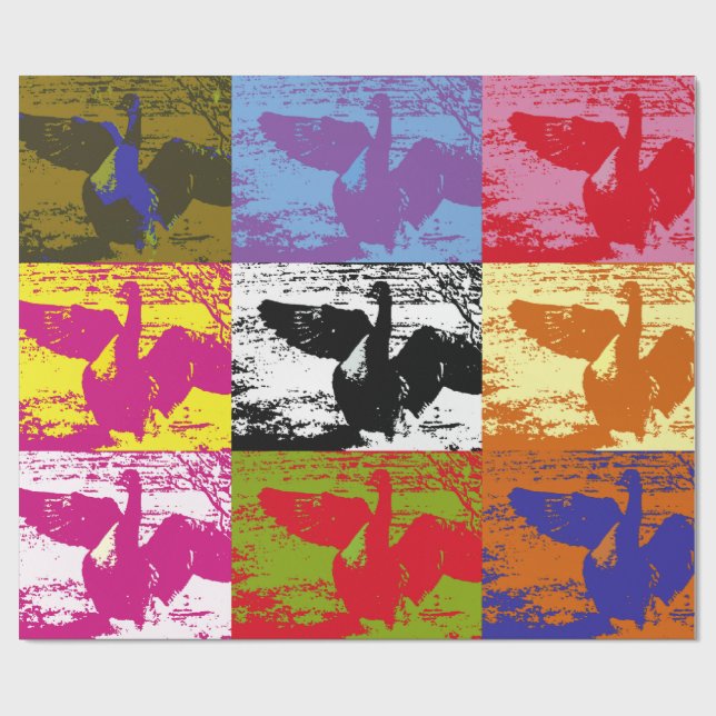 GEESE WRAPPING PAPER (Flat)