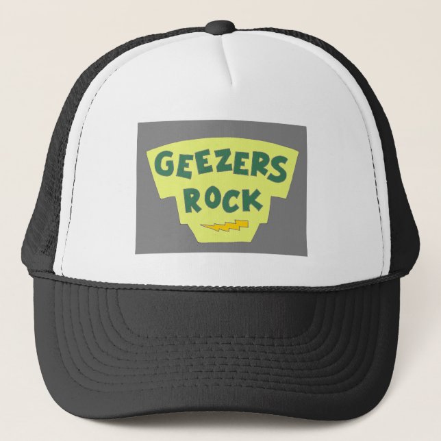 Geezers Rock Baseball Cap (Front)