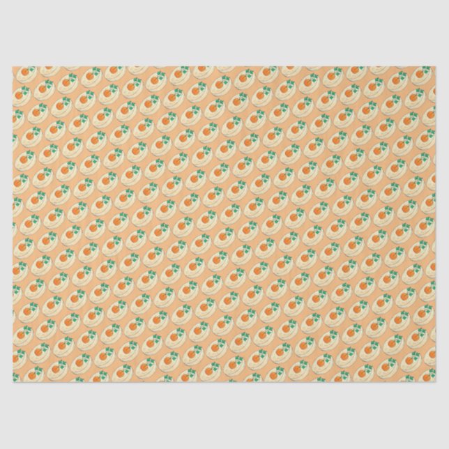 Gefilte Fish Jewish Holidays Shabbat Passover Food Tissue Paper (Front)