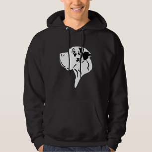 Gefleckter Doggenkopf Hoodie