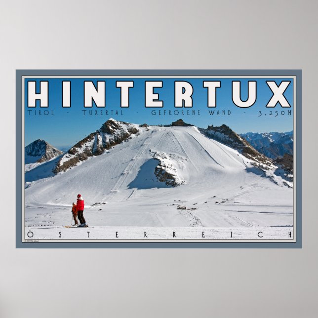 Geforene Wand at Hintertux Poster (Front)