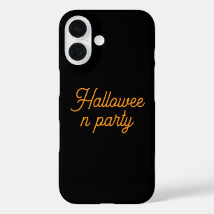 Geft Black iPhone cases16 halloween party 16 Case