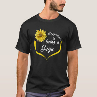 Gege Gift Happiness Is Being A Gege T Shirt
