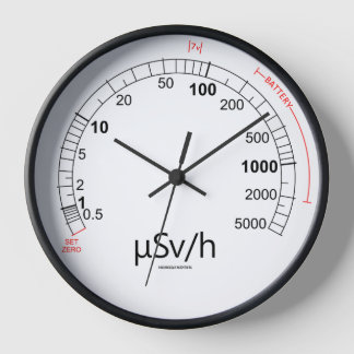Geiger Counter Wall Clock