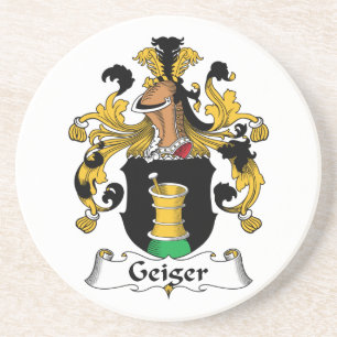 Geiger Family Crest Coaster