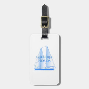 Geiger Key Coastal Nautical Sailing Sailor Luggage Tag