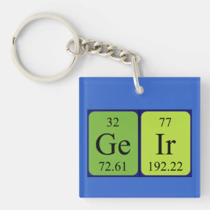 Geir periodic table name keyring